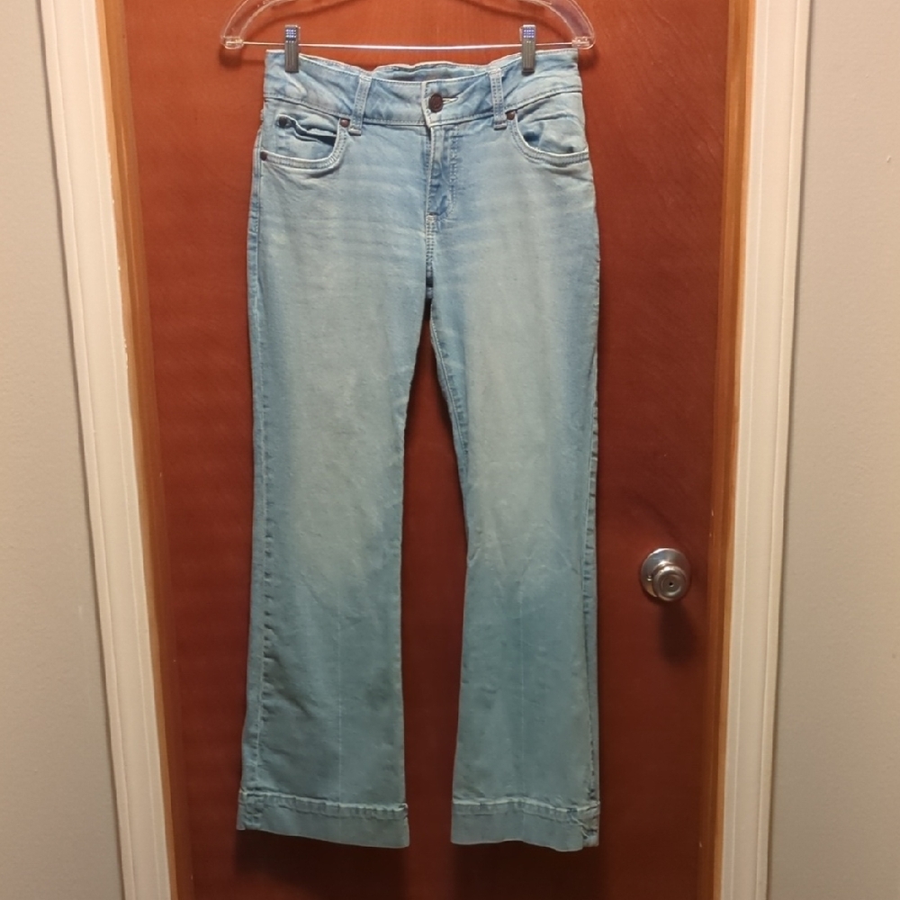 Wrangler Light Blue Wide Leg Jeans